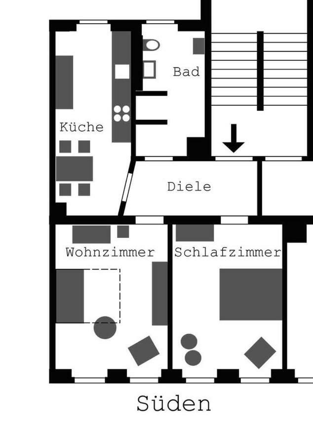 Schoener Wohnen Im Denkmal - Grosszuegig Geschnitten, Kostenfreies Wlan Leipzig Exterior foto